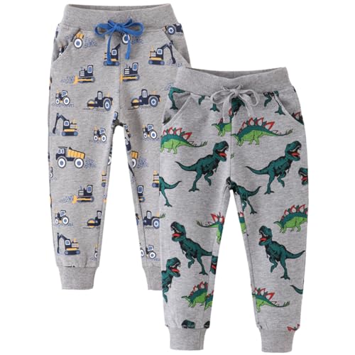 FAIRYRAIN 2er Pack Kinder Junge Sweathose Kids Karikatur Drucken Sporthose Jogger Pants Hose Babyhose Jogginghose FAIRYRAIN 2er Pack Kinder Junge Sweathose Kids Karikatur Drucken Sporthose Jogger Pants Hose Babyhose Jogginghose von FAIRYRAIN