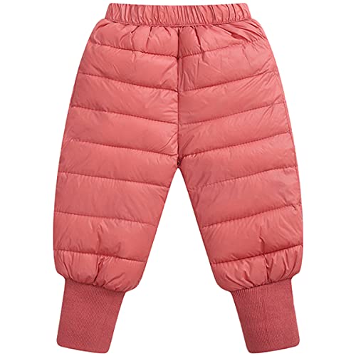 FAIRYRAIN Baby Jungen Mädchen Winter Warm Winterhose Gepolsterte Schneehose mit elastischem Bund Hose Latzhose Daunenhose Sporthose Ski Hose 100 von FAIRYRAIN