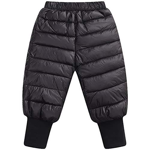 FAIRYRAIN Baby Jungen Mädchen Winter Warm Winterhose Gepolsterte Schneehose mit elastischem Bund Hose Latzhose Daunenhose Sporthose Ski Hose 100 von FAIRYRAIN