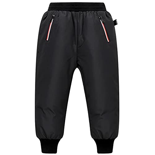FAIRYRAIN Baby Jungen Mädchen Winter Warm Winterhose Gepolsterte Schneehose mit elastischem Bund Hose Latzhose Daunenhose Sporthose Ski Hose 120 von FAIRYRAIN