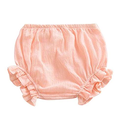 FAIRYRAIN Baby Kinder Mädchen Jungen Baumwolle Unterwäsche Unterhosen Rüsche Hose Bloomer Shorts Baby Höschen Windelhöschen Kleinkinder Pumphose 6-12 Monate von FAIRYRAIN