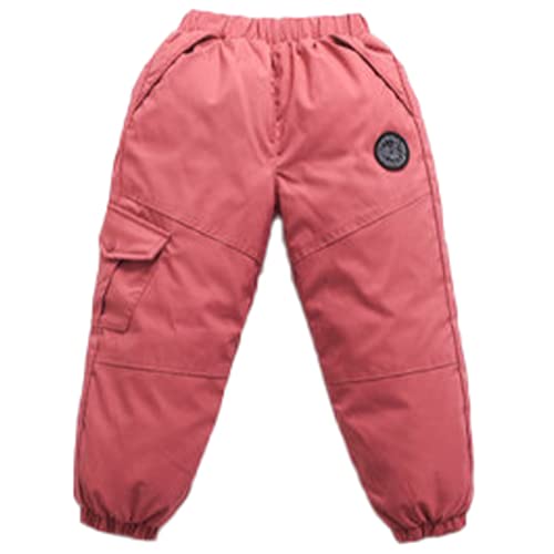 FAIRYRAIN Kinder Jungen Mädchen Leicht und Warm Winterhose Daunenhose Stepphose Kinderhose Schneehose Sporthose Ski Hose 130 von FAIRYRAIN