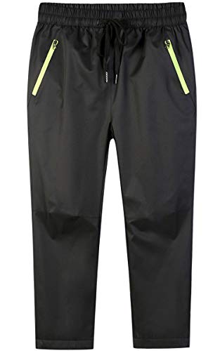 FAIRYRAIN Kinder Jungen Mädchen Winter Warm Softshellhose mit Fleecefütterung Wasserabweisend Outdoorhose Skihose Wanderhose XXXL von FAIRYRAIN