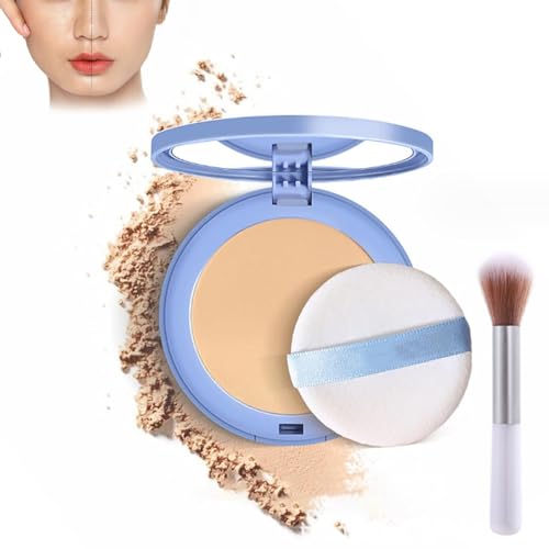 GAGK Matte Perfection Pressed Powder, Oil Control Face Pressed Powder, Setting Powder Makeup, Soft Focus Setting Powder, Waterproof Long Lasting Finishing Powder, Leaves Skin Smooth and Clean (#02) von FAIRZ