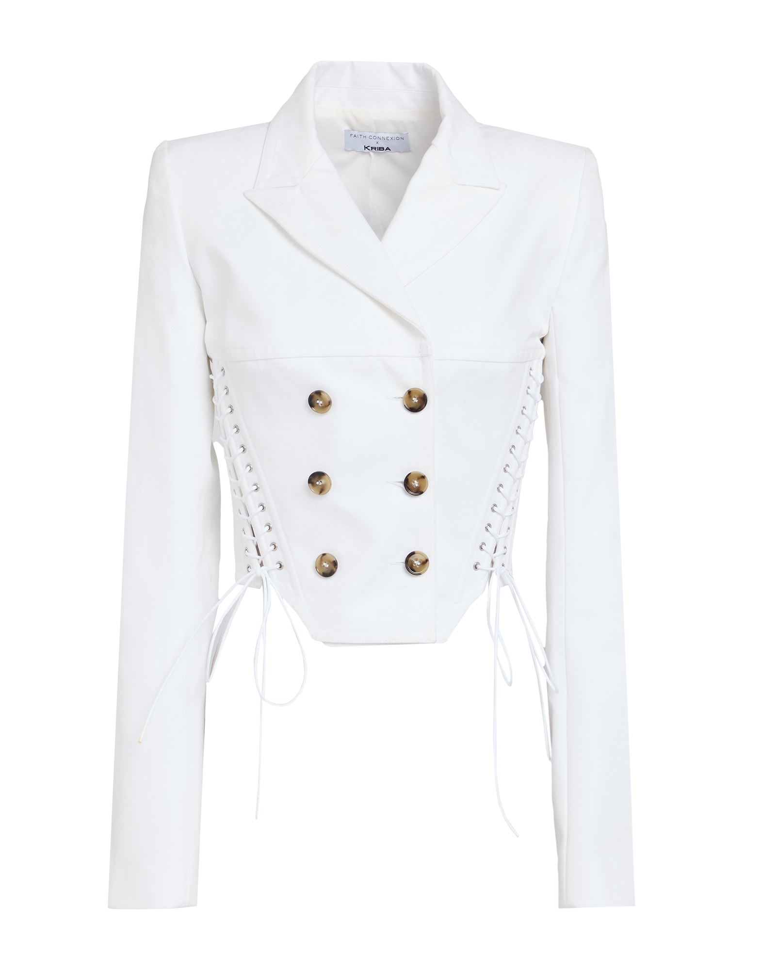FAITH CONNEXION x KRIBA Jacke & Anorak Damen Weiß von FAITH CONNEXION x KRIBA