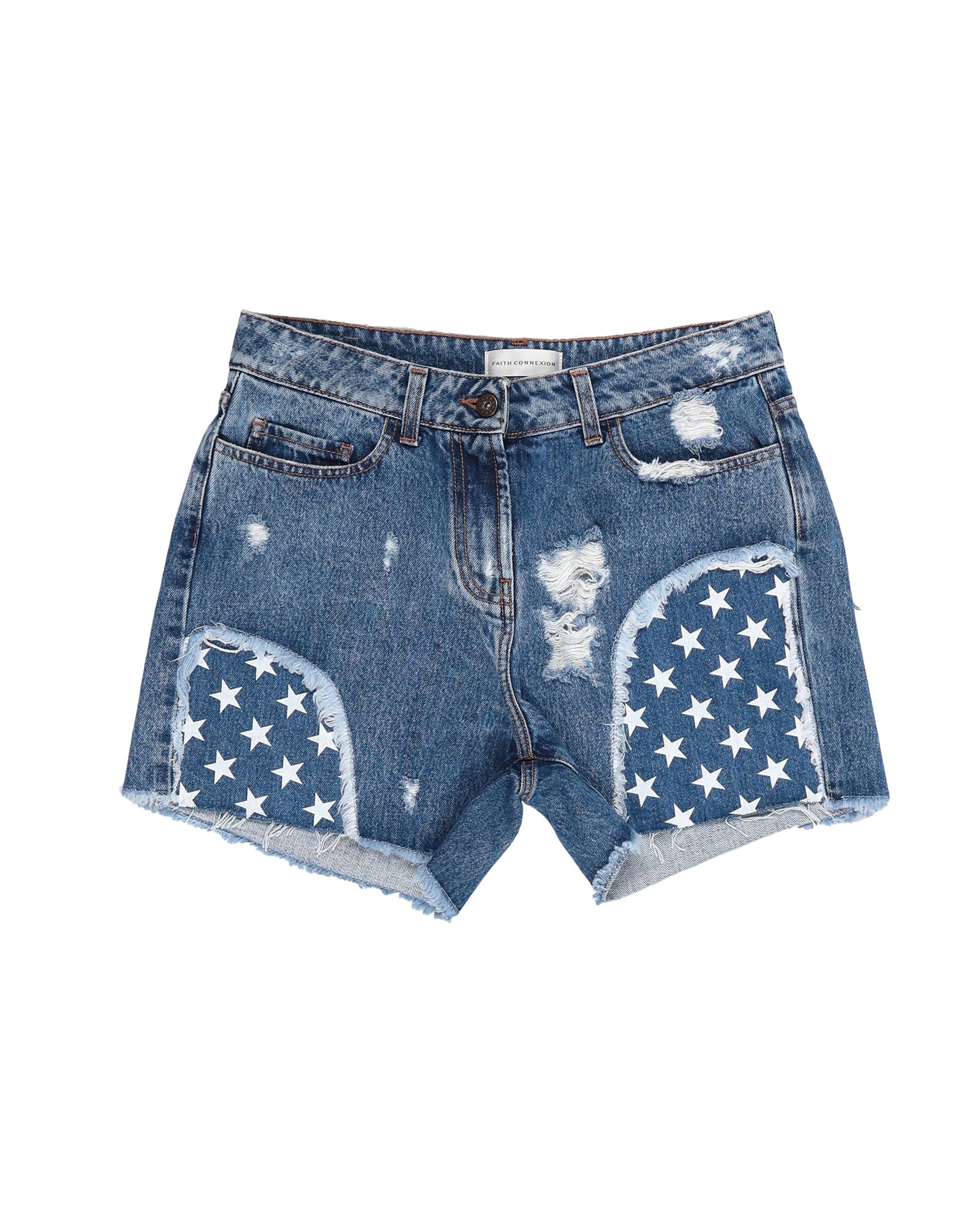 FAITH CONNEXION Jeansshorts Damen Blau von FAITH CONNEXION