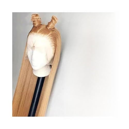 Perücke #27 Honigblonde Echthaarperücke HD 13X6 Lace Frontalperücken Knochenglatte Echthaarperücke Damen Perücken(28inches) von FAJNUZI2024