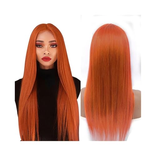 Perücke Perücken 4x4 Lace Closure Perücken Knochen Gerade Menschliches Haar Spitze Transparent Lace Perücke Damen Perücken(18inches) von FAJNUZI2024