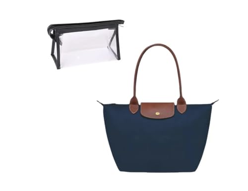 Damenmodetasche Set 2-in-1: 1 Umhängetasche + 1 Kosmetiktasche - Faltbare Schulhandtasche mit Großer Kapazität, Praktische Aufbewahrungstasche für Alltag, Schule & Reise Damenmodetasche Set 2-in-1: 1 Umhängetasche + 1 Kosmetiktasche - Faltbare Schulhandtasche mit Großer Kapazität, Praktische Aufbewahrungstasche für Alltag, Schule & Reise von FAKKA