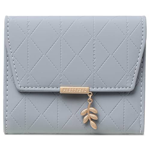 FALAN MULE Damen Geldbeutel aus Weichem Veganem Leder Kleine Portemonnaie mit Vielen Fächern, Geldbeutel Damen Brieftasche Im Kurzformat mit Kartenfäche und Münzfach von FALAN MULE