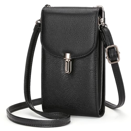 FALAN MULE Handytasche zum Umhängen RFID Schutz Geldbeutel Damen, Umhängetasche Klein Crossbody Handytasche Geldbörse Handy Schultertasche Brieftasche, Kleine Schultertasche für Damen von FALAN MULE