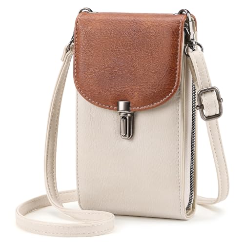 FALAN MULE Handytasche zum Umhängen RFID Schutz Geldbeutel Damen, Umhängetasche Klein Crossbody Handytasche Geldbörse Handy Schultertasche Brieftasche, Kleine Schultertasche für Damen von FALAN MULE
