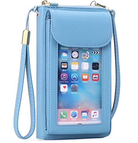FALAN MULE Umhängetasche Damen Klein Crossbody Tasche für Damen, Handytasche mit Geldbörse Damen zum Umhängen mit RFID Schutz, Verstellbar Abnehmbar Schultergurt, für Handy unter 6,7 Zoll von FALAN MULE