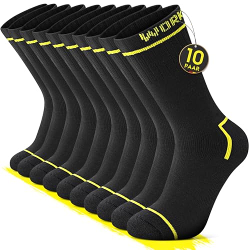 FALARY 10 Paar Arbeitssocken Herren 39-42 Baumwolle Socken Herren 39-42 Herrensocken Funktionssocken Herren Sportsocken Wandersocken Strümpfe Schwarz Innenfrottee Arbeitssocken Tennissocken Dicke FALARY 10 Paar Arbeitssocken Herren 39-42 Baumwolle Socken Herren 39-42 Herrensocken Funktionssocken Herren Sportsocken Wandersocken Strümpfe Schwarz Innenfrottee Arbeitssocken Tennissocken Dicke von FALARY