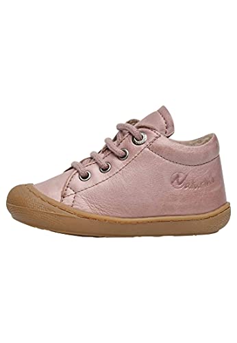 Naturino Cocoon-Lauflernschuhe aus Leder mit Wollfutter, Altrosa 21 von Naturino