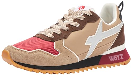 W6yz Herren Jet-M. Oxford-Schuh, Taupe Bordeaux Dark Brown, 40 EU von w6yz