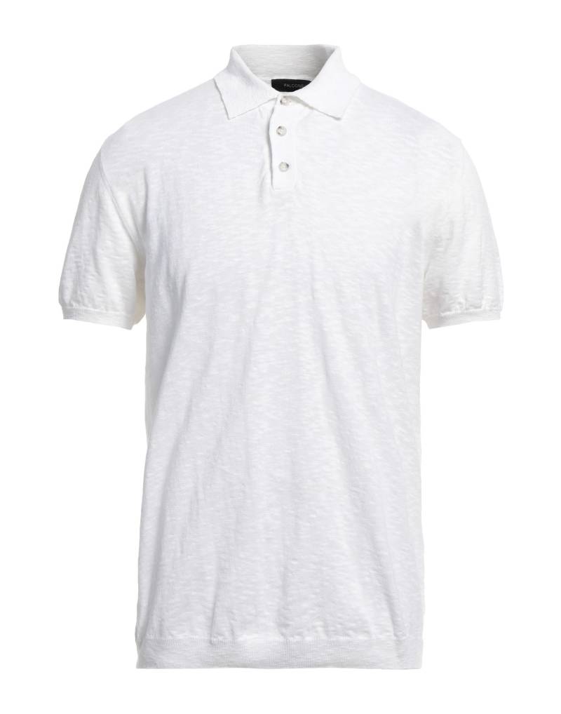 FALCONE Pullover Herren Weiß von FALCONE