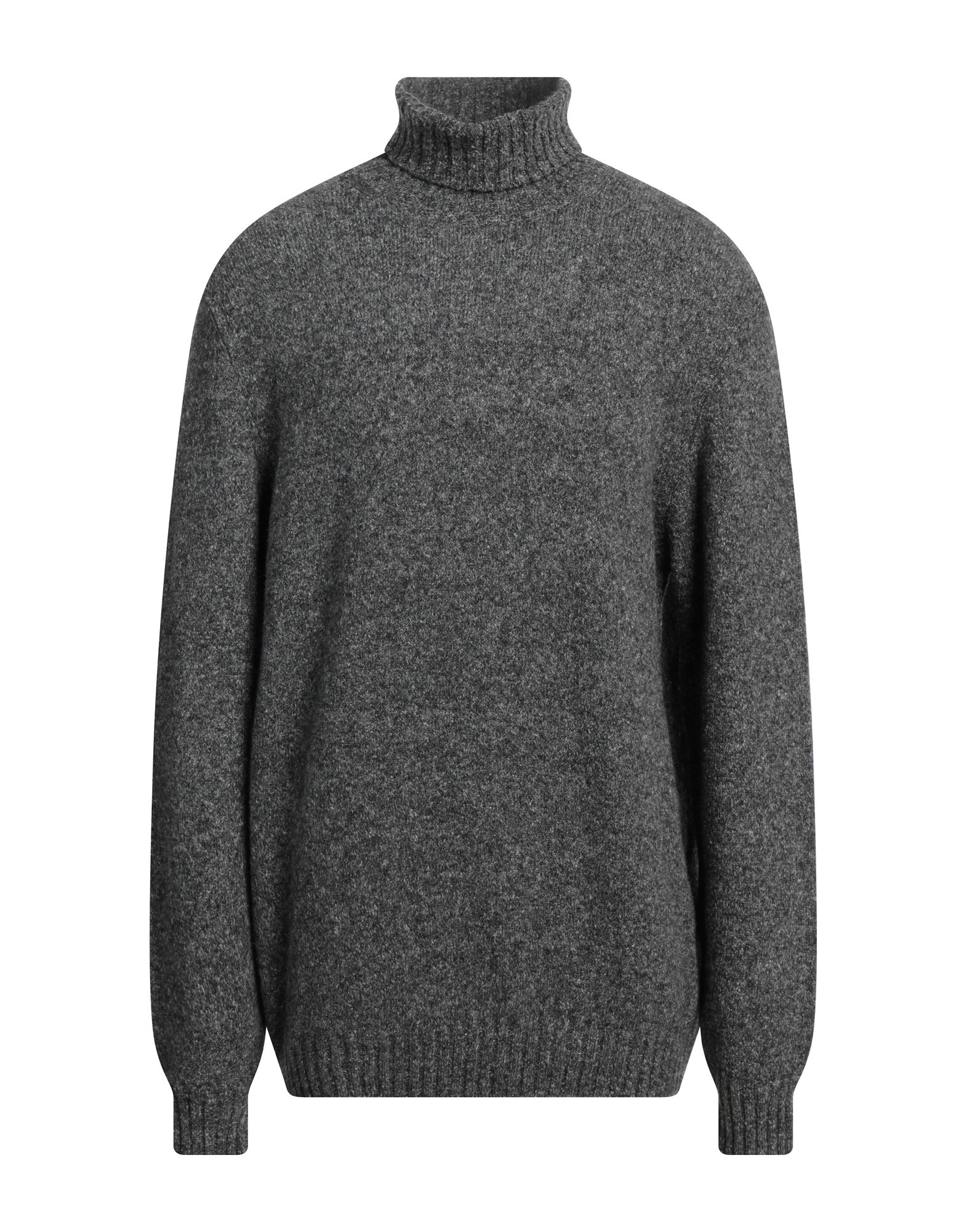 FALCONE Rollkragenpullover Herren Granitgrau von FALCONE