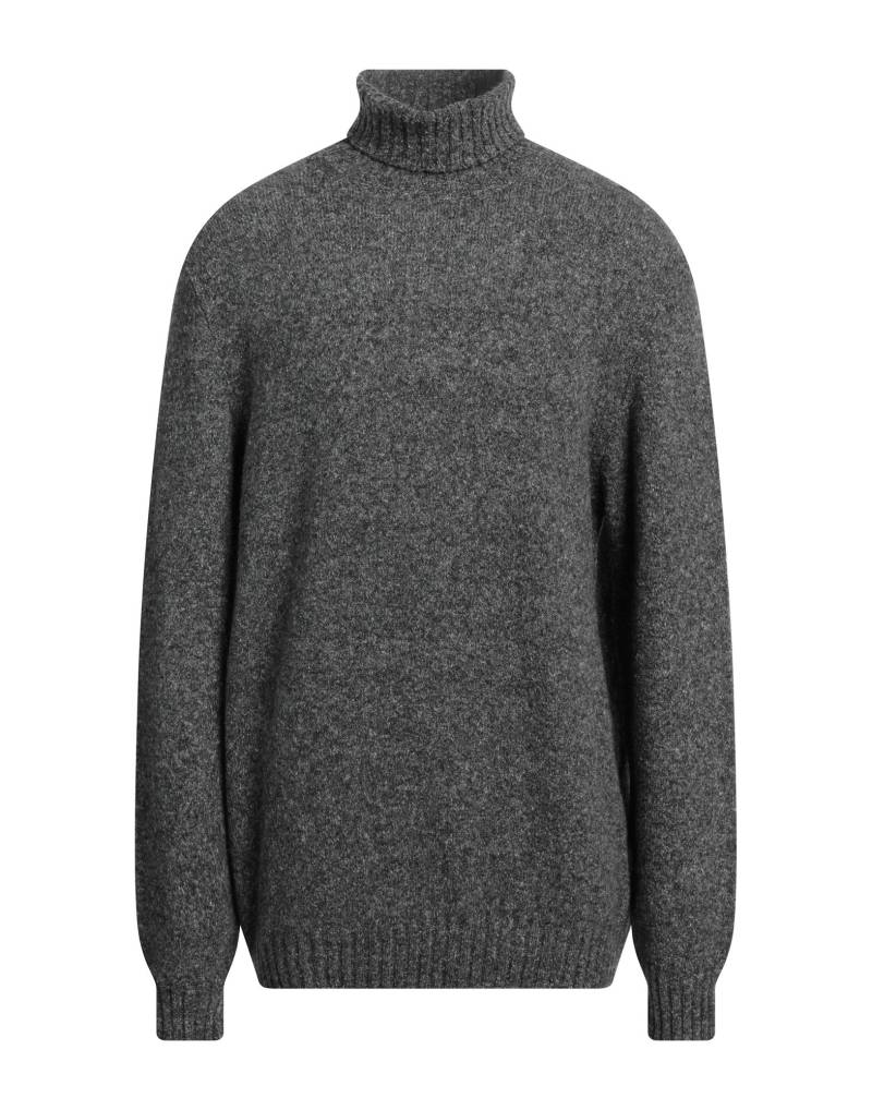 FALCONE Rollkragenpullover Herren Braungrau von FALCONE