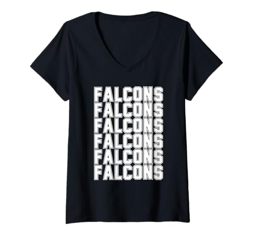 Damen FALKEN T-Shirt mit V-Ausschnitt Damen FALKEN T-Shirt mit V-Ausschnitt von FALCONS