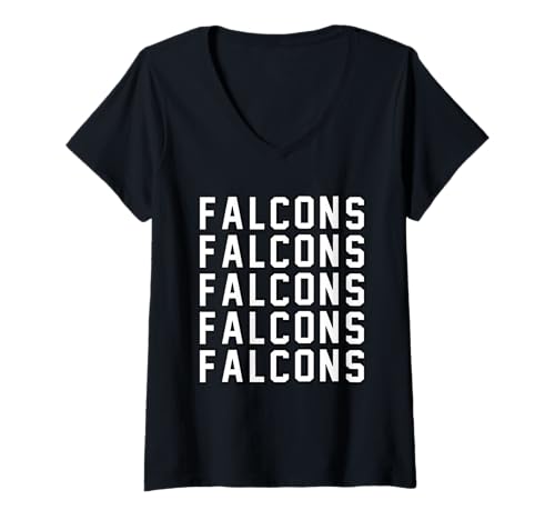 Damen FALKEN T-Shirt mit V-Ausschnitt Damen FALKEN T-Shirt mit V-Ausschnitt von FALCONS