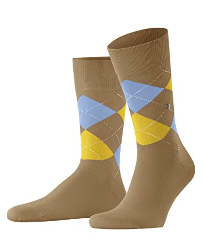 Burlington Herren Socken King M SO Baumwolle gemustert 1 Paar, Braun (Brown Sugar 5152), 40-46 von Burlington