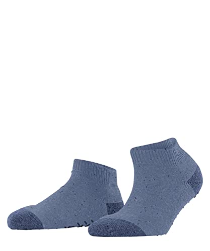 ESPRIT Damen Hausschuh-Socken Effect W HP Wolle rutschhemmende Noppen 1 Paar, Blau (Blue Smoke 6722), 35-38 von FALKE