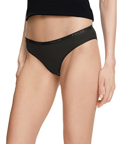 FALKE Damen Slip Daily Comfort 2-Pack W SL Baumwolle atmungsaktiv 2 Stück, Schwarz (Black 3000), M von FALKE