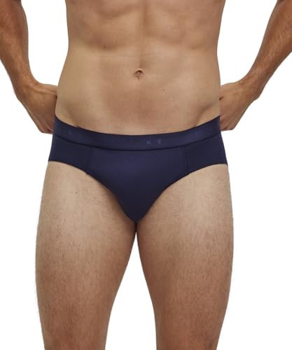 FALKE Herren Slip Daily Comfort Multipack M Sl Baumwolle atmungsaktiv 2 Stück, Grau Midnight 6366, M von FALKE