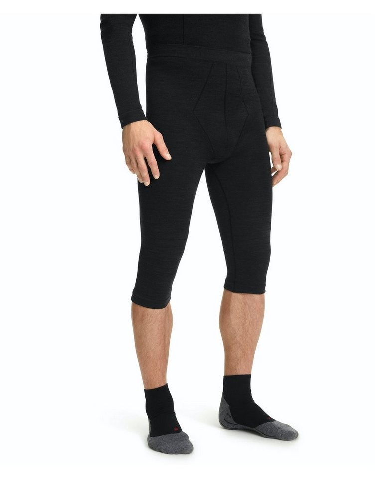 FALKE 3/4-Hose Unterziehose 3/4 Tight Wool Tech Unterwäsche schwarz Herren von FALKE