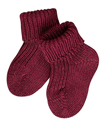 FALKE Baby Socken Glitter Boot - 94% Baumwolle, 1 Paar, Rot (Grape 8711), Größe: 74-80 von FALKE