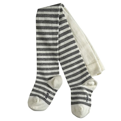 FALKE Baby Strumpfhose Stripe 2er Pack, Größe:74-80 (6-12 Monate);Farbe:Off-White (2041) von FALKE