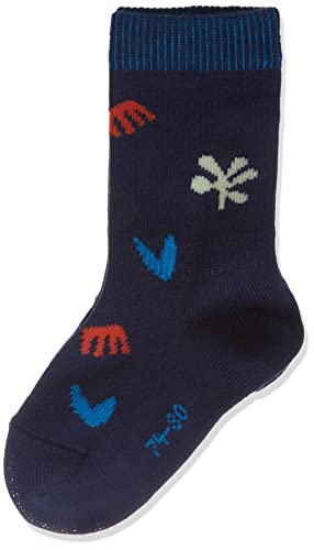 FALKE Babys Socken Baby Plants, Nachhaltige biologische Baumwolle, 1 Paar, Blau (Royal Blue 6115), 80-92 von FALKE