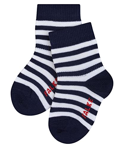 FALKE Socken Stripe Baumwolle Baby weiß grau viele weitere Farben kurze Babysocken mit Muster nachhaltig dünn bunt gestreift 1 Paar von FALKE