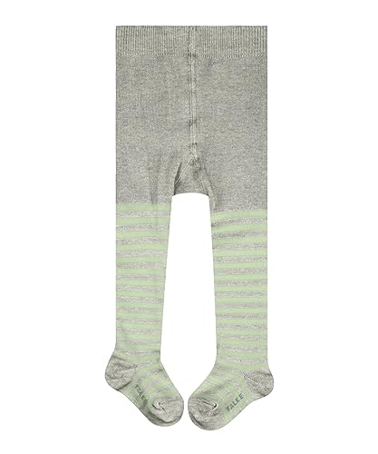 FALKE Unisex Baby Strumpfhose Stripe, Nachhaltige Baumwolle, 1 Stück, Grau (Stormy Grey 3822), 80-92 von FALKE