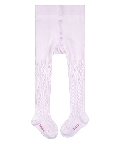 FALKE Unisex Baby Strumpfhose Cable, Baumwolle, 1 Stück, Rosa (Powder Rose 8902), 80-92 von FALKE