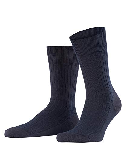 FALKE Bristol Pure Herren Socken dark navy (6370) 39-40 aus feinster Merinowolle von FALKE