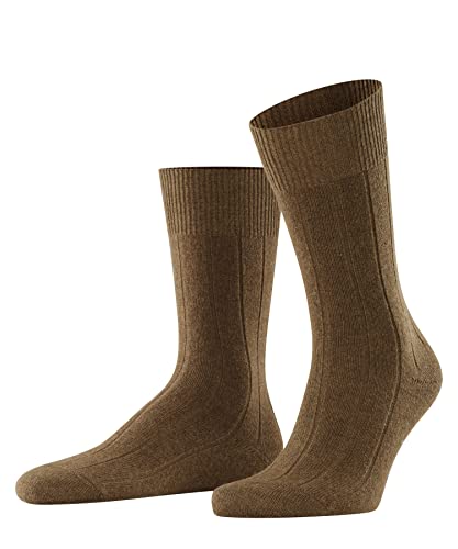 FALKE Casual Herren Socken Lhasa Rib 2er Pack, Größe:43-46;Farbe:humus von FALKE