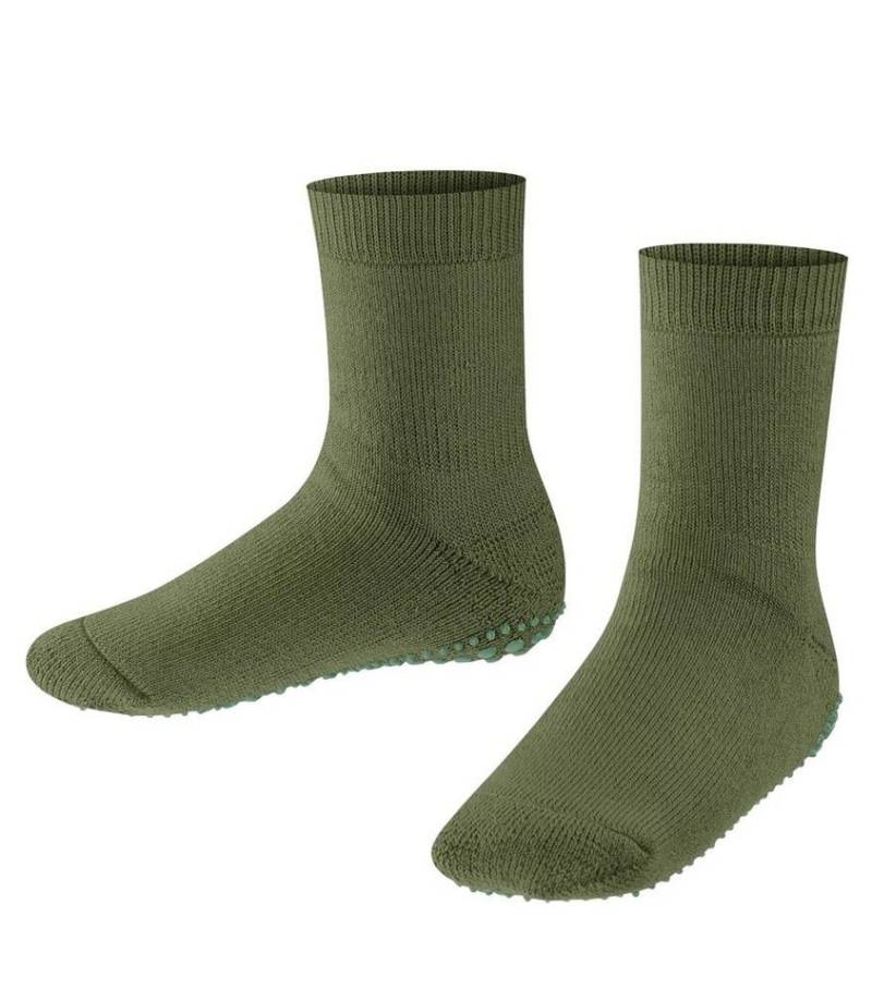 FALKE Catspads (wärmende Merinowolle) khakigrün Kinder Hausschuh von FALKE