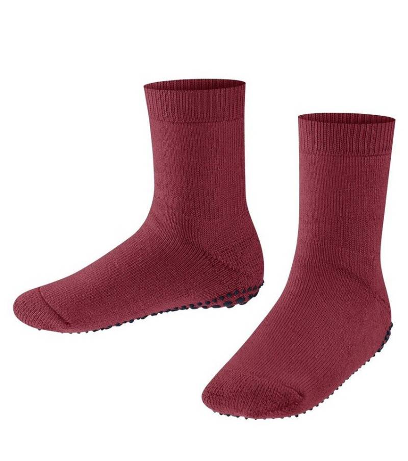 FALKE Catspads (wärmende Merinowolle) korallrot Kinder Hausschuh von FALKE