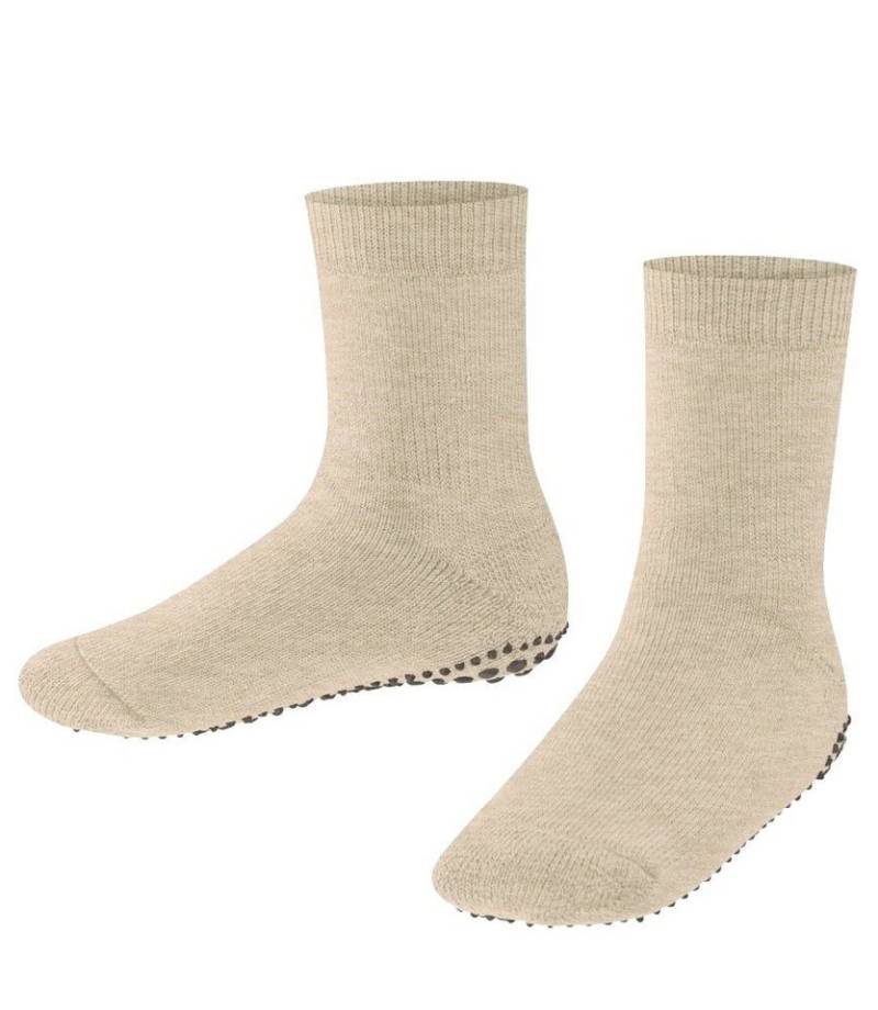 FALKE Catspads (wärmende Merinowolle) sandbraun Kinder Hausschuh von FALKE