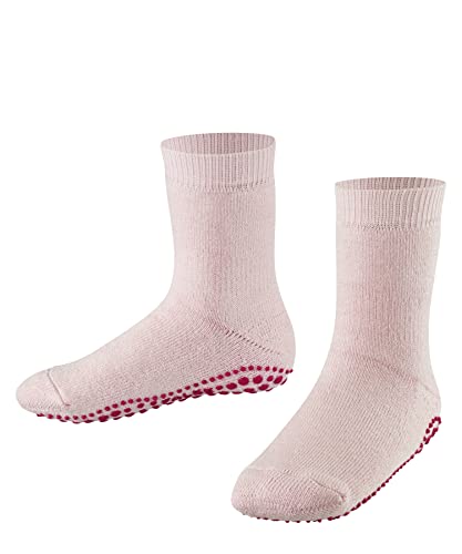FALKE Unisex Kinder Hausschuh-Socken Catspads K HP Baumwolle Wolle rutschhemmende Noppen 1 Paar, Rosa (Powder Rose 8902), 31-34 von FALKE