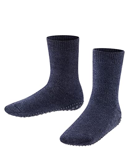 FALKE Unisex Kinder Stoppersocken Catspads K HP Baumwolle Wolle rutschhemmende Noppen 1 Paar, Blau (Dark Blue 6680), 27-30 von FALKE