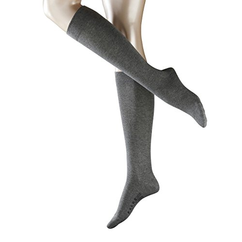 FALKE City Damen Kniestrümpfe London Sensitive 3er Pack, Größe:39-42;Farbe:Light Grey Melange (3399) von FALKE
