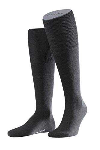 FALKE City Herren Kniestrumpf Airport 3er Pack, Größe:47/48;Farbe:anthracite melange von FALKE