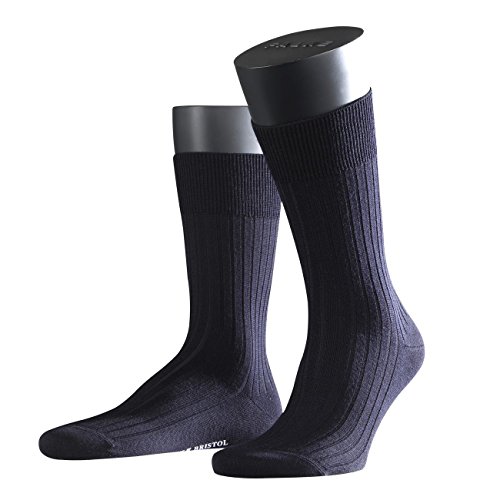 FALKE City Herren Socken Bristol Pure 2er Pack, Größe:39/40;Farbe:dark navy von FALKE