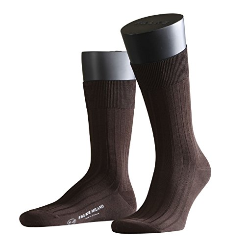 FALKE City Herren Socken Milano 2er Pack, Größe:45/46;Farbe:Brown (5930) von FALKE