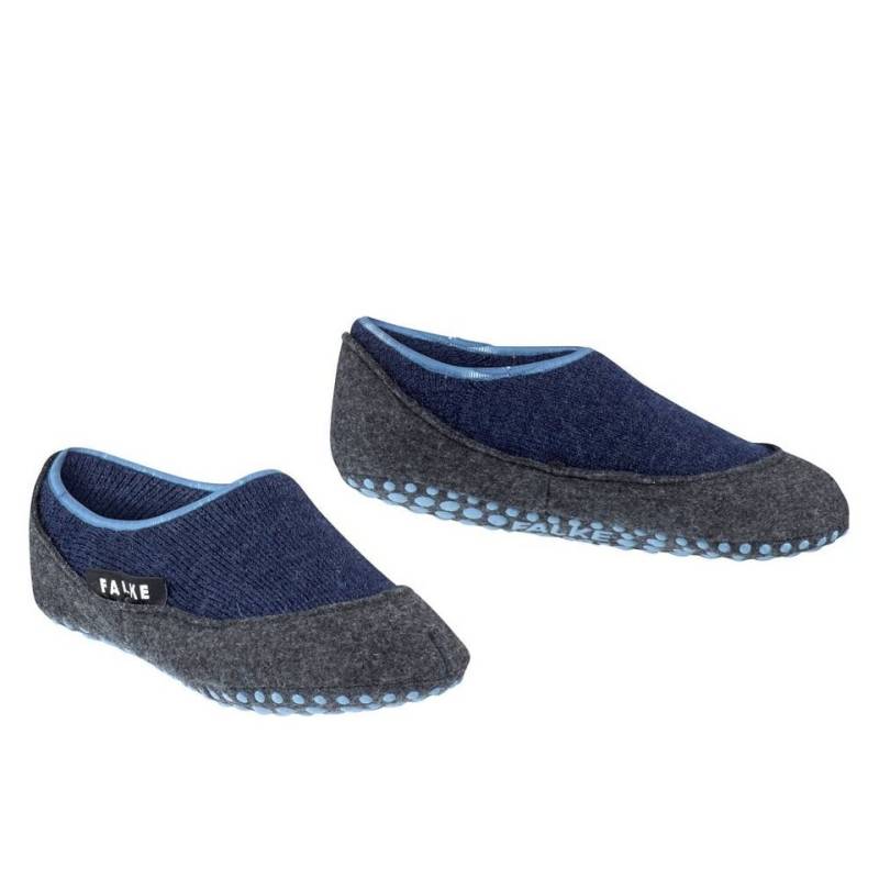 FALKE Cosyshoe (wärmende Merinowolle) darkblau Kinder Hausschuh von FALKE