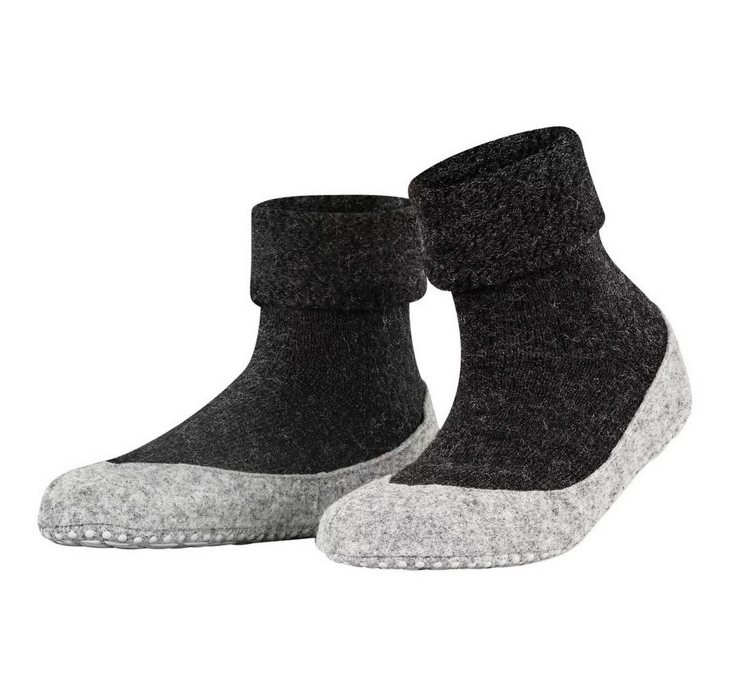 FALKE Cosyshoe (weiche Merinowolle) anthrazitgrau Damen Hausschuh von FALKE
