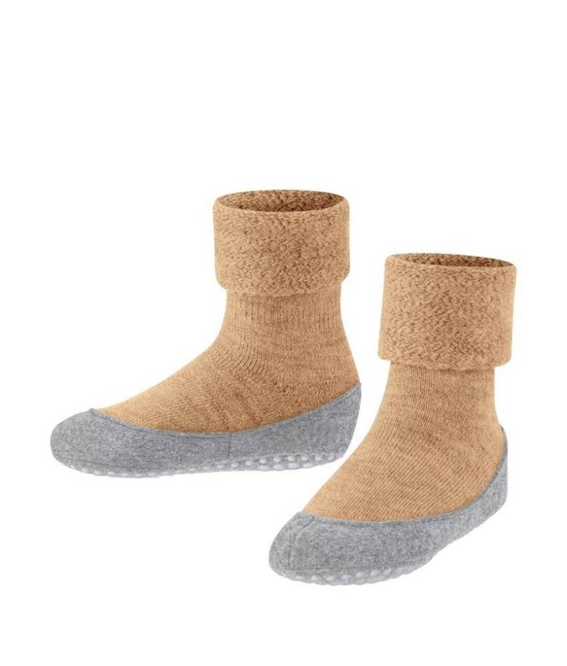 FALKE Cosyshoe (weiche Merinowolle) beige Kinder Hausschuh von FALKE